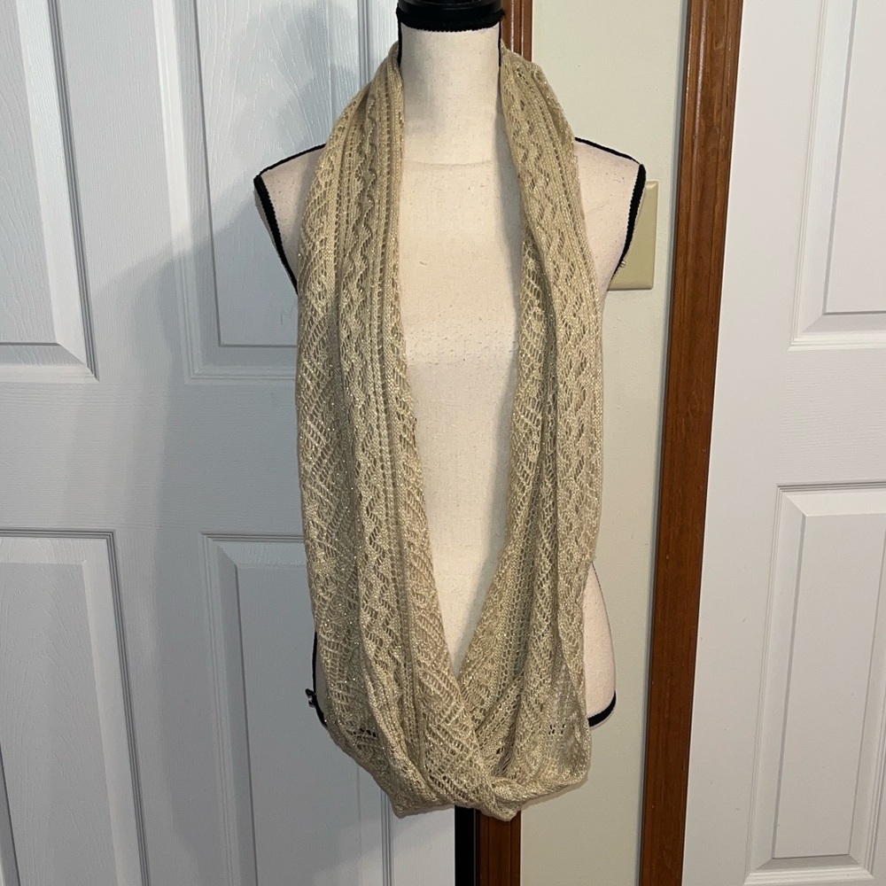Charlie Paige Gold Infinity Scarf